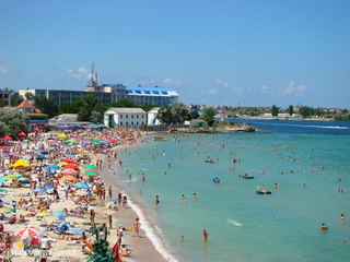 Пляж в Черноморском
